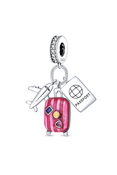 Choice18 PAC291 925 Silver Plated Magic Mirror Perfume Princess Angel Trunk P...