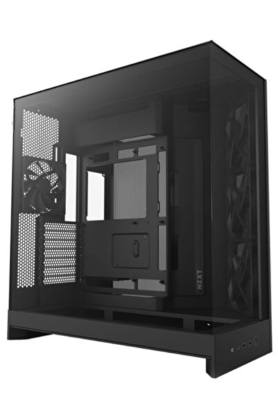 Nzxt Carcasă H9 Flow cu cameră dublă, turn central (negru)
