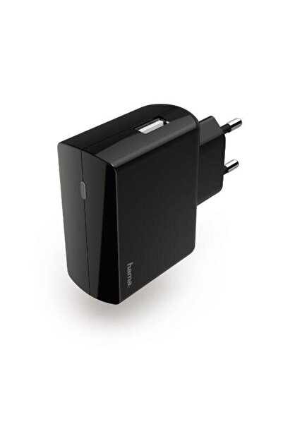 Hama Incarcator Retea 183258, 1 x USB, 12W, Fast Charge (Negru)