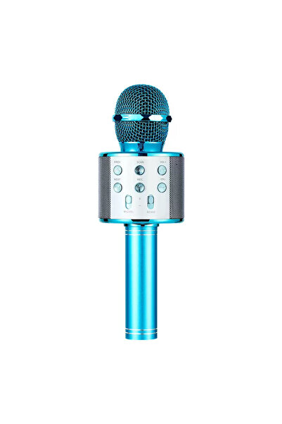 Choice3 DUTRIEUX Blue Karaoke Microphone for Kids & Adults , Echo Effect, Bui...