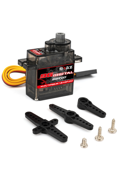 choice2 محرك سيرفو رقمي RCXAZ ذو تروس حديدية، وزن كل ترس 9 غرام، مصنوع من الب...