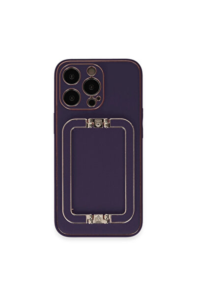 VINTESSY غطاء حماية لهاتف آيفون 14 برو ماكس كوكو إليت - أرجواني غامق