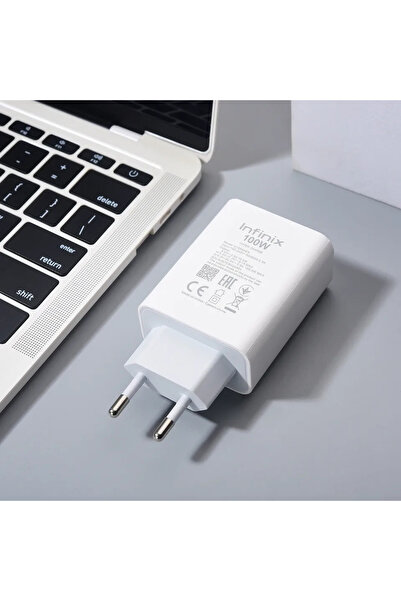 Choice1 شاحن فائق السرعة بقوة 100 واط، مزود بقابس أوروبي، وبطارية خارجية، وكا...