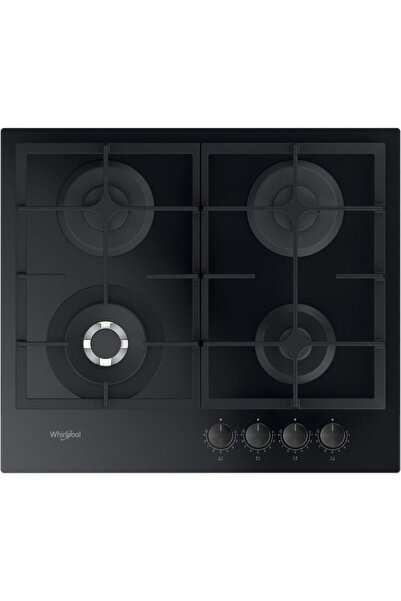 Whirlpool Plita incorporabila AKTL 629/NB1, Gaz, 7800 W, 4 Zone, Sticla, 59 c...