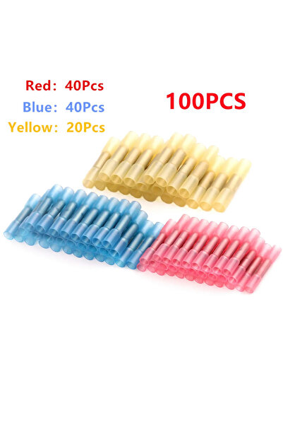 choice2 ١٠٠ قطعة متنوعة ٢٠٠/١٠٠/٥٠ قطعة موصلات طرفية قابلة للانكماش الحراري، ...