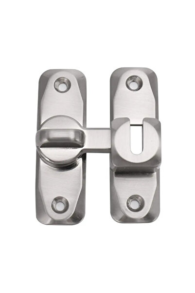Choice4 Silver Sliding Door Lk Buckle No-Drill Installation，Anti-theft Door L...