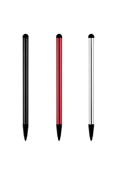 Choice6 قلم شاشة عالمي ثنائي الاستخدام، 3 قطع، بألوان متنوعة، متوافق مع أجهزة...