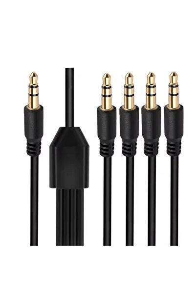 Choice6 0.5m 1 to 4 3.5mm Headphone Jack Splitter Audio Cable 3.5mm Cable 1 M...