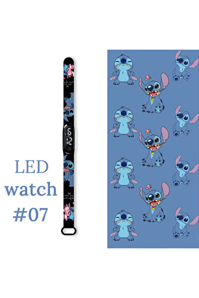 Choice18 ستيتش وايت 07 ساعة أطفال عصرية ستيتش، سوار رياضي مقاوم للماء للبنات،...