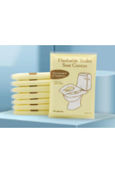 Choice4 TD-10PCS غطاء مقعد مرحاض للاستخدام مرة واحدة، محمول، للسفر والتخييم و...