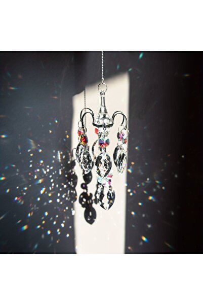 Choice قطعة واحدة من صائد الشمس الكريستالي، ثريا زجاجية موشورية لصنع قوس قزح ...