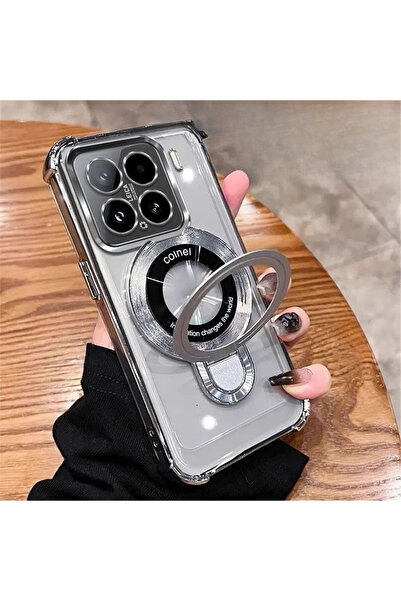 Choice13 Silver For Xiaomi 15T Pro For 15T Pro Case Shockproof Magnetic Brack...
