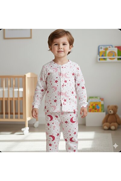 BEGONYA BEBECE KIDS Kids' Pajama Set for Girls/Boys with Star Reports
