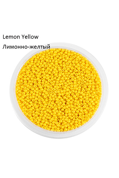 Choice49 2mmx1800pcs Lemon Yellow 2mm Charm Glass beads Czech Glass Seed Bead...
