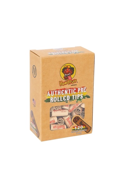 Choice1 120 قطعة من أوراق لف السجائر البنية الجاهزة، 7 مم، أوراق لف سجائر طبيعية