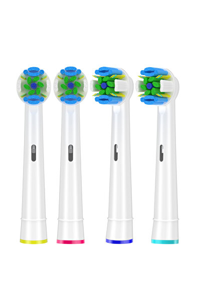 Choice5 مجموعة رؤوس فرشاة أسنان فلوس كلين، 4 قطع، متوافقة مع معظم فرش الأسنان...