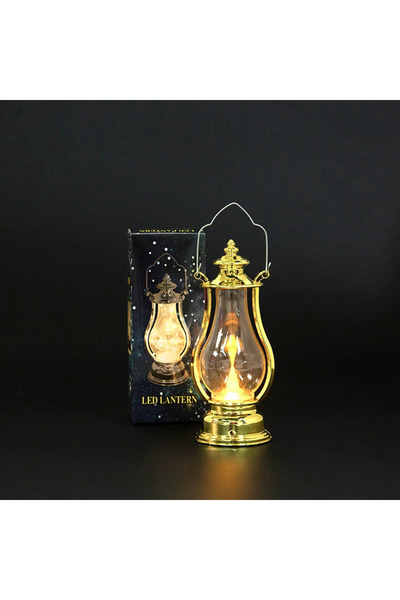 Choice Gold LED Retro Oil Lamp, Multicolor Desk Lamp, Portable Windproof Ligh...