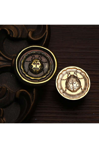 Choice7 ختم شمعي على شكل خنفساء لطيفة، فراشة، حشرة، زيز، رأس ختم، أظرف قصاصات...