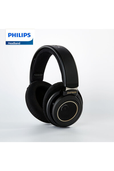 Choice سماعة رأس فيليبس الأصلية السوداء بأسلاك PHILIPS SHP9600، سماعة ألعاب س...