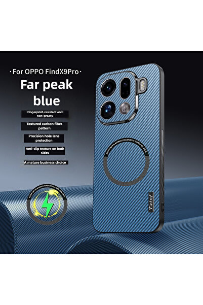 Choice7 غلاف هاتف مغناطيسي من الكيفلار ماج سيف لهاتف أوبو فايند إكس 9 برو بال...