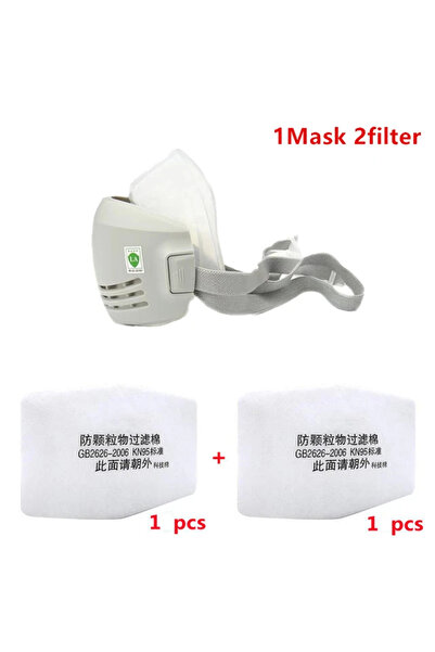 Choice1 1 Mask 2 filter Dust Mask +20pcs Filter Cotton Respirator Half Face D...