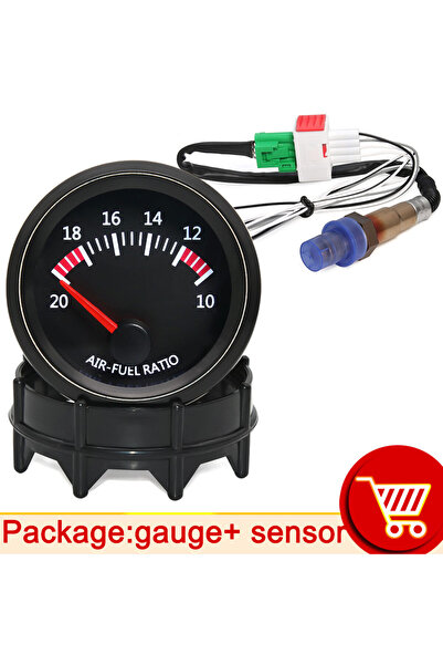 Choice Gauge and sensor 52MM Narrowband Digital Air Fuel Ratio Gauge Kit 12 V...