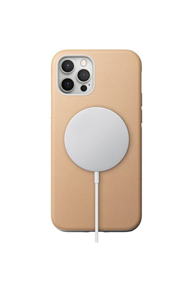 Nomad Husă de telefon, piele, MagSafe, pentru Apple iPhone 12 Pro Max 6.7, bej