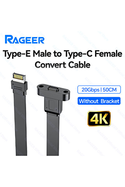 Choice1 كابل محول أنثى RAGEER من النوع اللولبي - من النوع E إلى USB-C بسرعة 2...