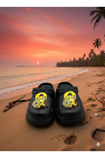 Hızlı Al Lighted Children's Cros Slippers. Sea Beach Garden Bathroom Children...