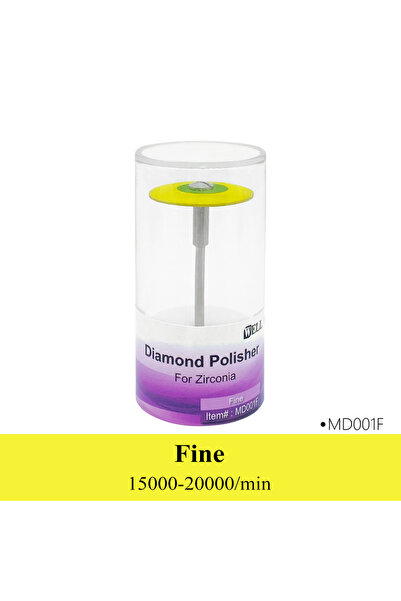 Choice4 Yellow WELL CK 1pc Dental Diamond Polisher Wheel Disc For Porcelain Z...