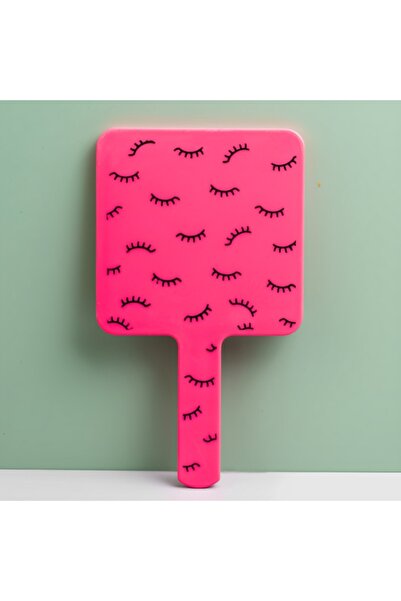 Choice1 Rose Eyelash Extension Handheld Makeup Mirror Square Vanity Mirror wi...