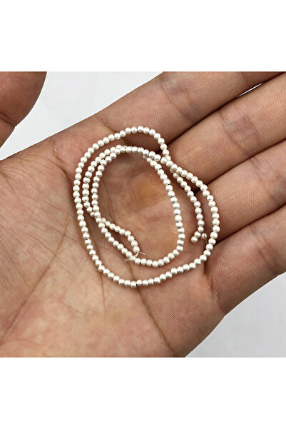 choice2 2mm 180pcs JHNBY Matte White Gold Colour Hematite Natural Stone 2~10m...