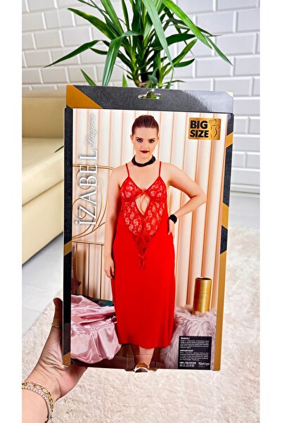 IZABEL Lingerie قميص نوم نسائي مقاس كبير