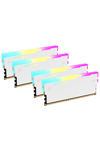 Choice1 RM-01 Wh 4pcs Teucer 5V 3Pin ARGB RAM Heatsink Aura Sync DDR4 DDR3 Me...