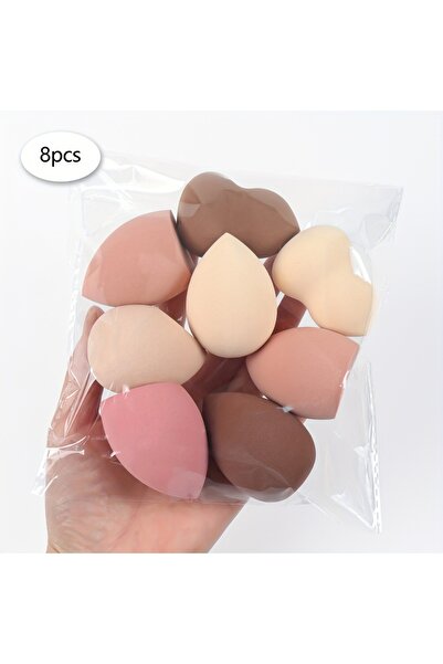 Choice6 8PCS-MIX-DFP Multi-Color & Shape Assorted Makeup Sponges - Expand Whe...