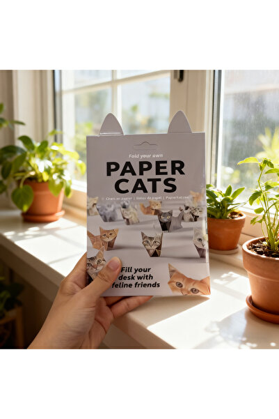 Choice مجموعة من 50 قطعة - قطط ورقية إبداعية يمكنك صنعها بنفسك، 50 ورقة أوريغ...