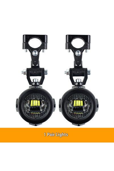 Choice4 مجموعة من 6 مصابيح ضباب إضافية مُحسّنة للدراجات النارية، مصابيح أكثر ...