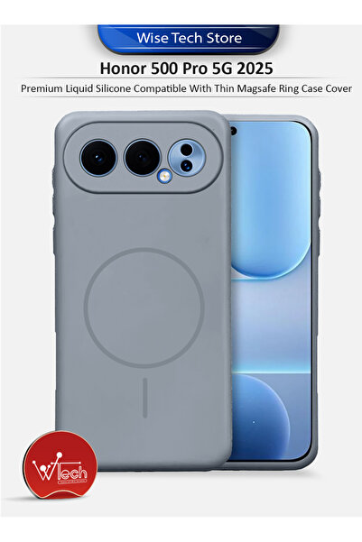 Wtech Honor 500 Pro 5G 2025 Premium Liquid Silicone Compatible With Thin Mags...