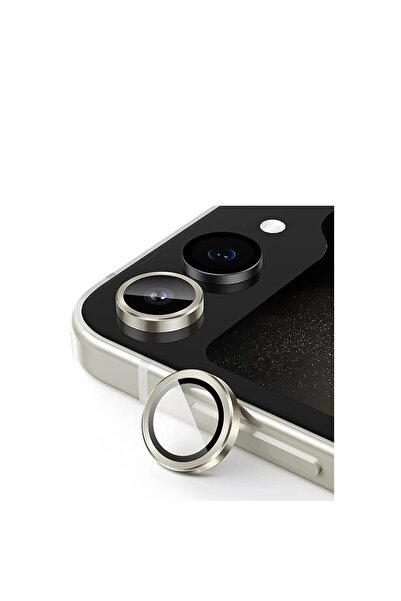 xirshop Samsung Galaxy Z Flip 5 Valdez Metal Camera Lens - Cream