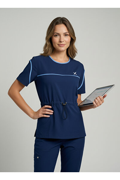 X Medical Wear Ms Lines Serisi Takım Scrubs