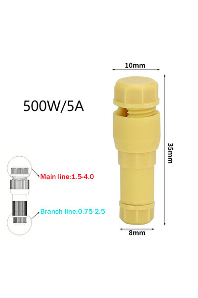 Choice4 5PCS yellow 5/10pcs Low Voltage Quick Lk Piercing T-Tap Terminal Blk ...