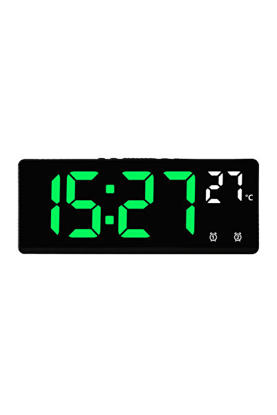 Choice green Electronic Clk Voice Control Digital Alarm Clk Temperature Deskt...