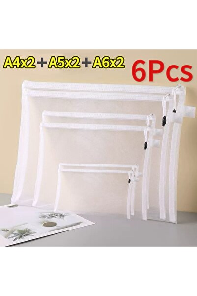 Choice5 حقيبة تخزين ألغاز جديدة بيضاء مكونة من 6 قطع متنوعة، مناسبة لمكعبات ا...