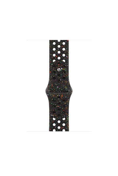 Apple Curea Smartwatch MGC34ZM/A pentru Watch 46mm, Nike Sport Band, M/L (Negru)