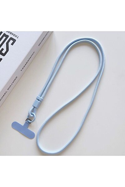 Choice11 حبل تعليق للهاتف المحمول لون سادة موحد قابل للتخصيص من B2Skyblue، بح...