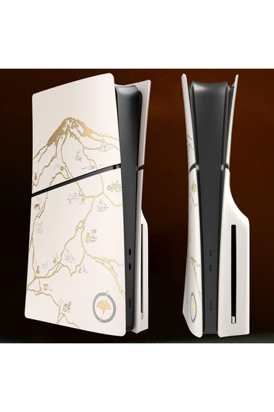 Choice For PS5 Slim Disc Edition Limited Ghost of Yotei Faceplate for Playsta...