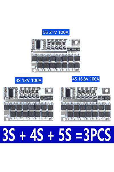 Choice3 3S 4S 5S 3 قطع 3S/4S/5S BMS 12.6 فولت 16.8 فولت 21 فولت 3.7 فولت 100 ...
