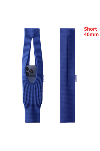 Choice11 حقيبة هاتف زرقاء (40 سم) جديدة لعام 2026، منسوج ، قصيرة (40 سم) وطوي...