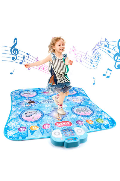 Choice3 بطانية رقص إلكتروني للأطفال، أزرق، 91×87 سم، بدون صندوق، وضع لاعبين م...