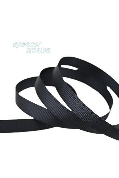 Choice3 L 12mm (10 meters/roll) Black Grosgrain Ribbon Webbing Decoration Gif...